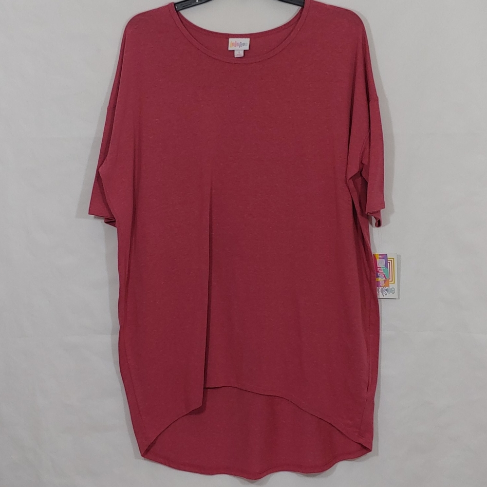 LuLaRoe Reddish Pink Comfortable Top Size S NWT